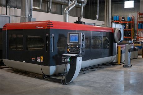 Amada #LC-3015F1NT, CNC CO2 laser, 4000 watt, 5' x 10' table, 120" X, 61" Y, 3.94" Z, linear drives, chiller - Image 5