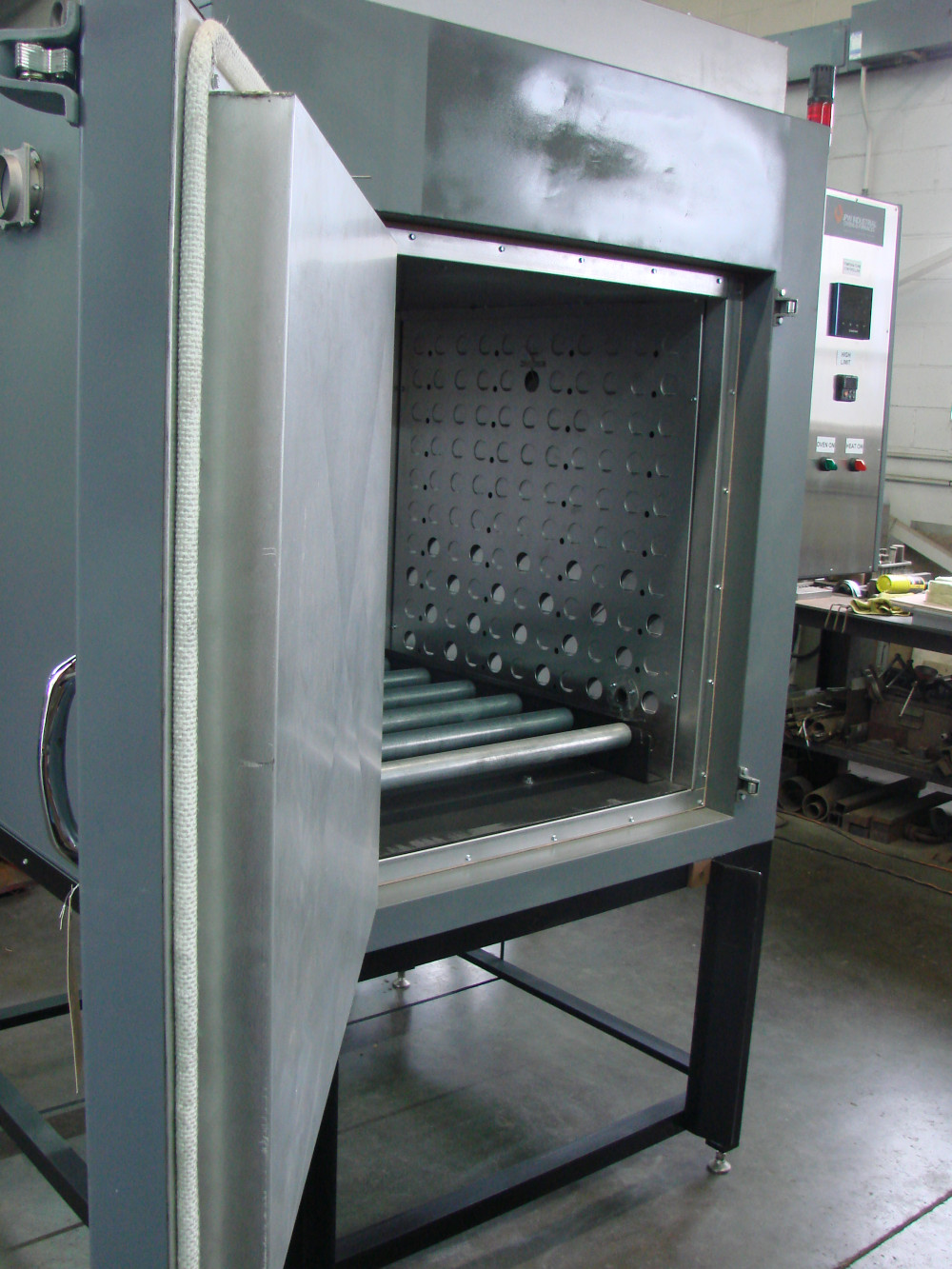 36" width x 36" H x 36" L JPW Design #ST333A1DTULP480V9KW, cabinet oven, Horiz-Air, Prog. Control, 500 °F - Image 8