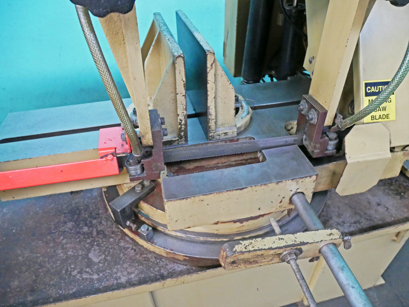 12" x 18" Kalamazoo #MS-1218VS, Semi-Automatic Horizontal Miter Bandsaw, 80-360 FPM, 18" open - Image 7