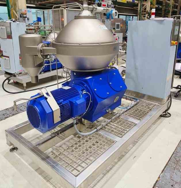 Alfa-Laval #SSPX-810" SGV-34CGL, separator disc centrifuge, stainless steel, 30 HP, 22 KW, 7200 RPM max bowl - Image 1