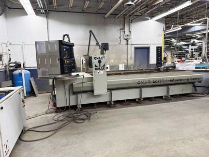 OMAX #60120, abrasive waterjet, 77" x 144" table, 62" x 126" cutting capacity, EnduroMax 40 HP pump, 55,000 - Image 2