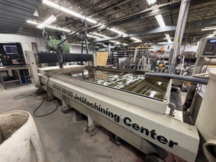 OMAX #60120, abrasive waterjet, 77" x 144" table, 62" x 126" cutting capacity, EnduroMax 5060V 50 HP pump - Image 1