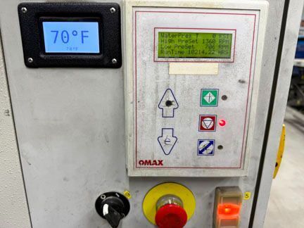 OMAX #60120, abrasive waterjet, 77" x 144" table, 62" x 126" cutting capacity, EnduroMax 5060V 50 HP pump - Image 6