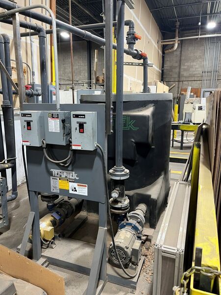 25 Ton, Temptek #MW25C, water cooled chiller, 25 HP, R-454B refrigerant, 1 compressor, 2021 - Image 2