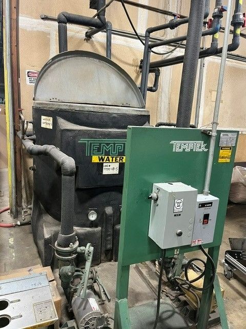 25 Ton, Temptek #MW25C, water cooled chiller, 25 HP, R-454B refrigerant, 1 compressor, 2021 - Image 8