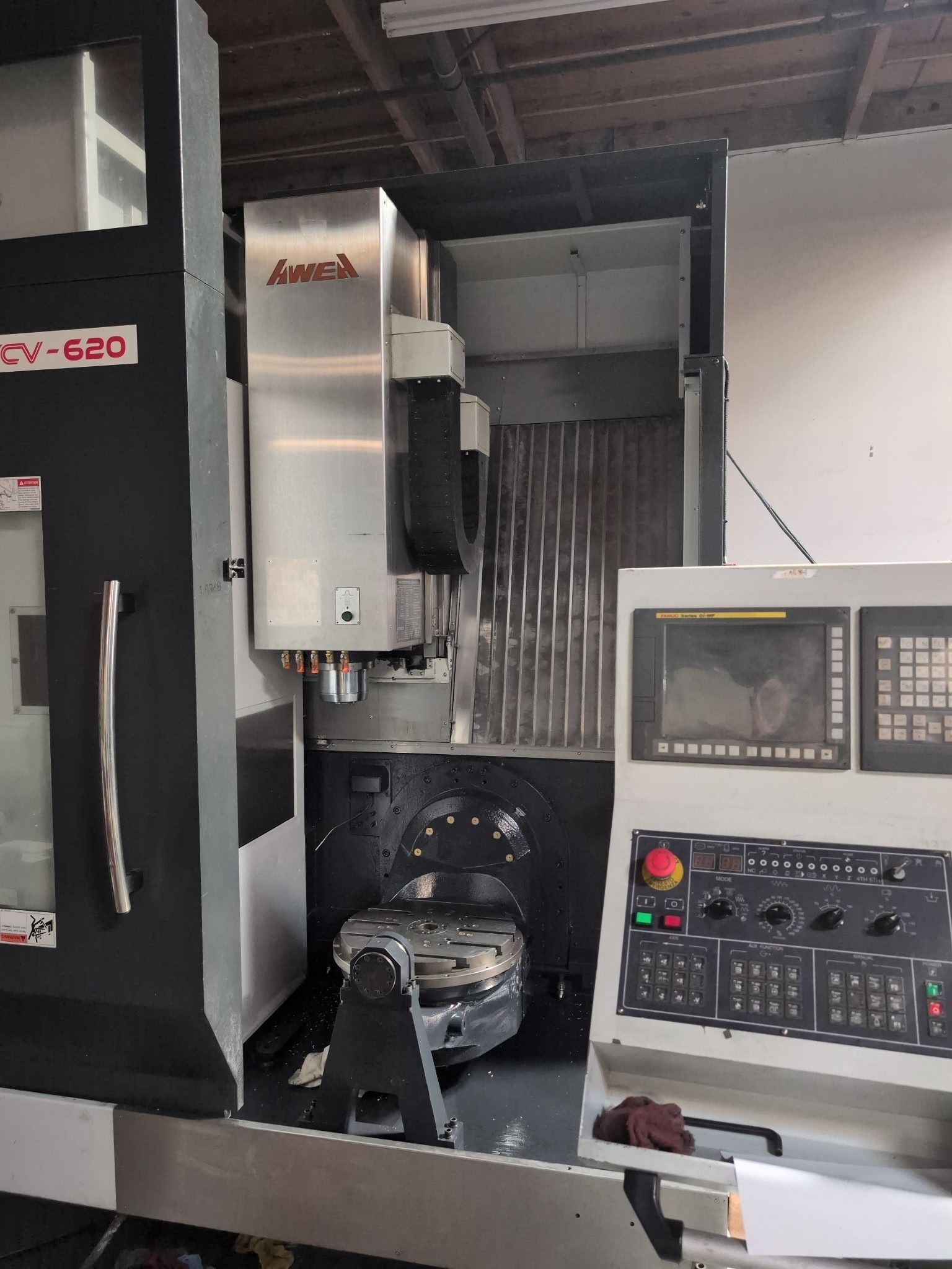 Awea, Yama Seiki #FCV-620, CNC 4+1 universal machining center, 5-Axis, 25" X, 21" Y, 18.1" Z, 15000 RPM, 60 - Image 3