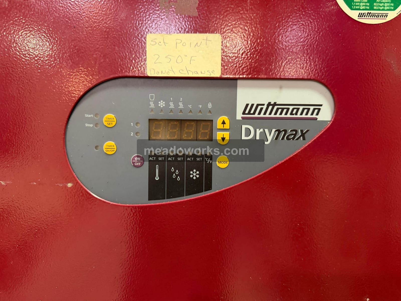 Wittmann #Drymax-D60-150-M, Desiccant Dryer w/DPS, drying hopper & Feedmax loader, 480 V., 2010 - Image 5