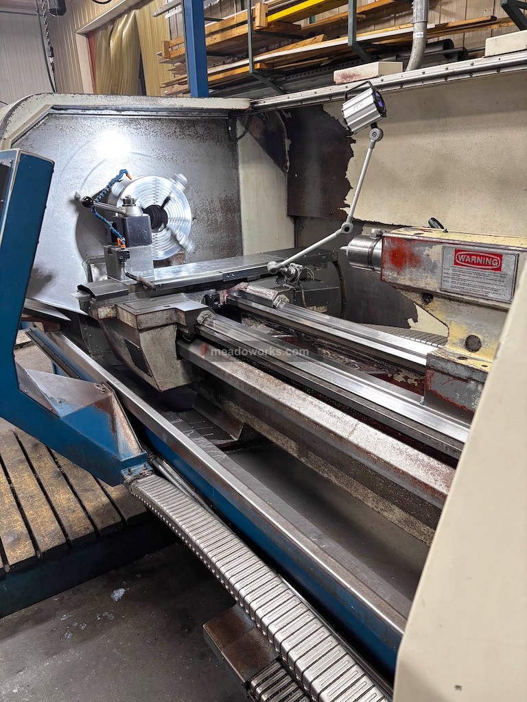 FAT/Toolmex #TUR-630-MN, CNC Lathe, 24.8" swing, 118" centers, 4.13" spindle bore, tailstock, steady rest - Image 5