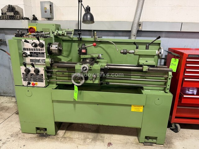 13" x 40" Emco #Maximat-V13, Engine Lathe, 30-2500 RPM, 3-jaw chuck, Dorian quick change tool post, tailstock - Image 5