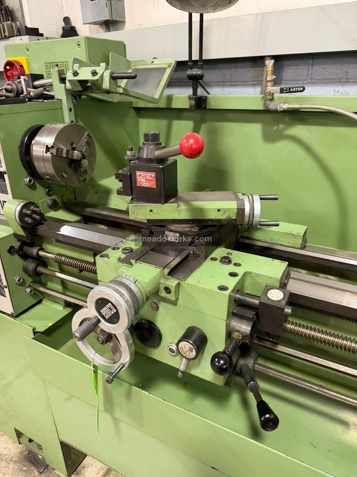 13" x 40" Emco #Maximat-V13, Engine Lathe, 30-2500 RPM, 3-jaw chuck, Dorian quick change tool post, tailstock - Image 6