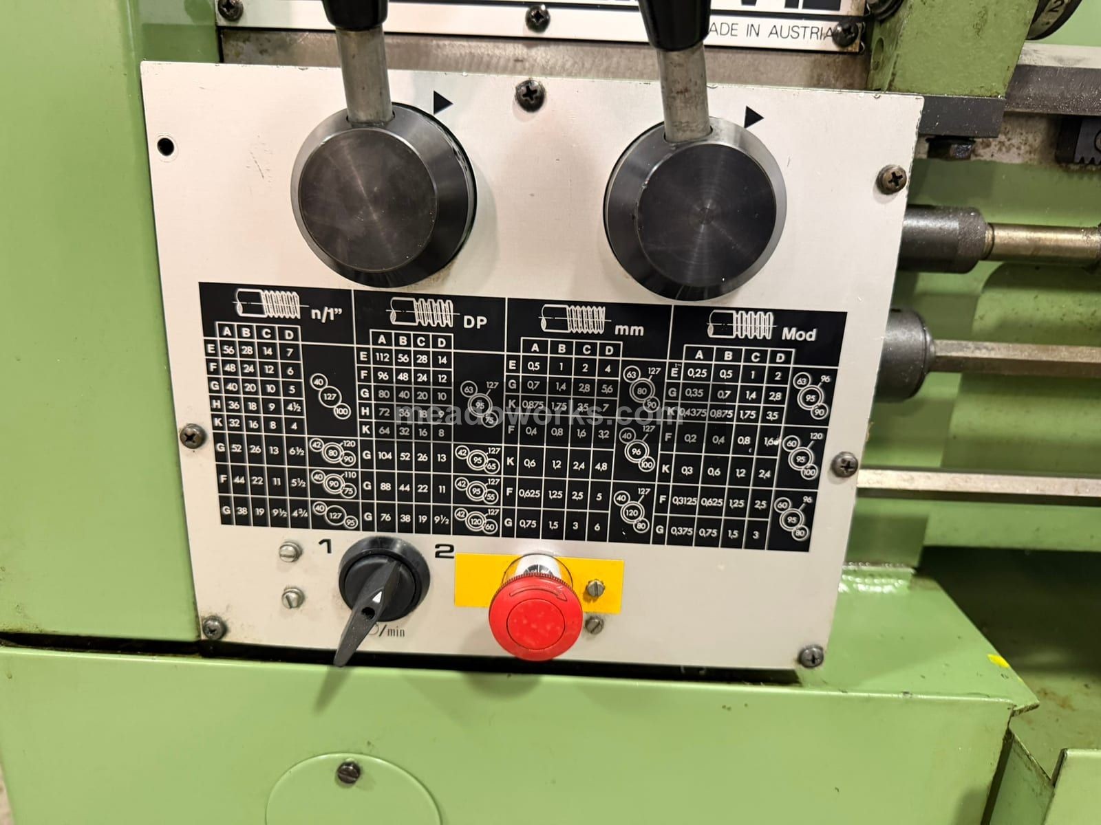 13" x 40" Emco #Maximat-V13, Engine Lathe, 30-2500 RPM, 3-jaw chuck, Dorian quick change tool post, tailstock - Image 10