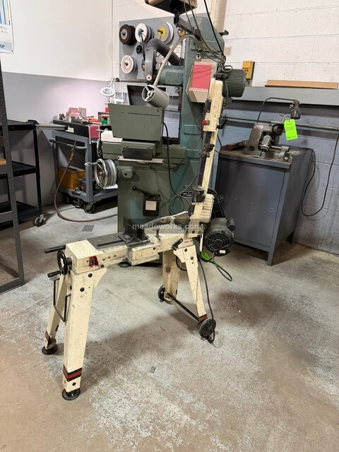 Jet, Horizontal/Vertical Metal Cutting Band Saw, 1/2 HP, manual, floor stand w/wheels, 115/230 V. - Image 3