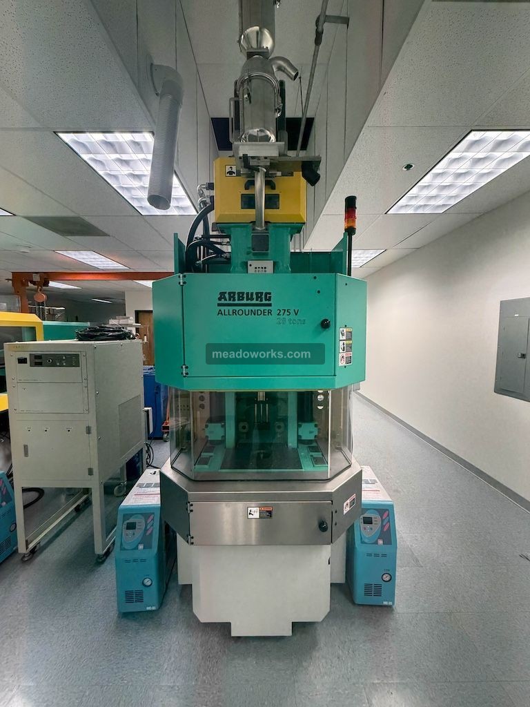 28 Ton, Arburg #Allrounder-275-V-250-100, Vertical Injection Molding Machine, 14.76" x 18.7" platen - Image 1