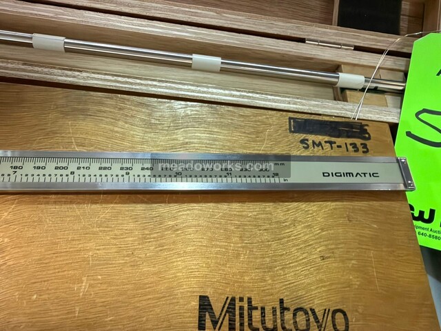 Mitutoyo, Precision Measuring Tool Lot, 12" Digimatic caliper, (2) extension rods, dial bore gauge set - Image 3