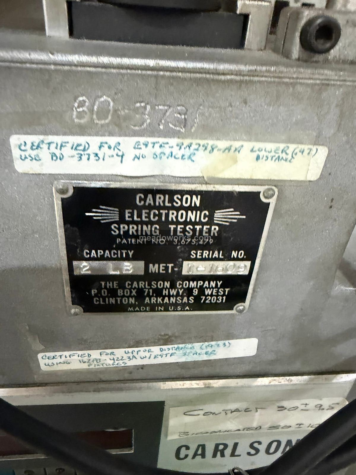 Carlson #MET-1, Electronic Spring Tester, 2 lb. capacity - Image 4