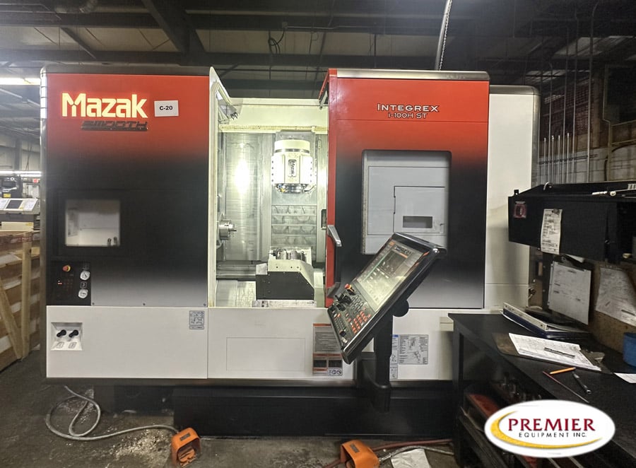 Mazak #Integrex-i100H-ST, CNC multi-axis turning center, Mazatrol SmoothAI Control, 23.6" swing, 2" bar, 6" - Image 1