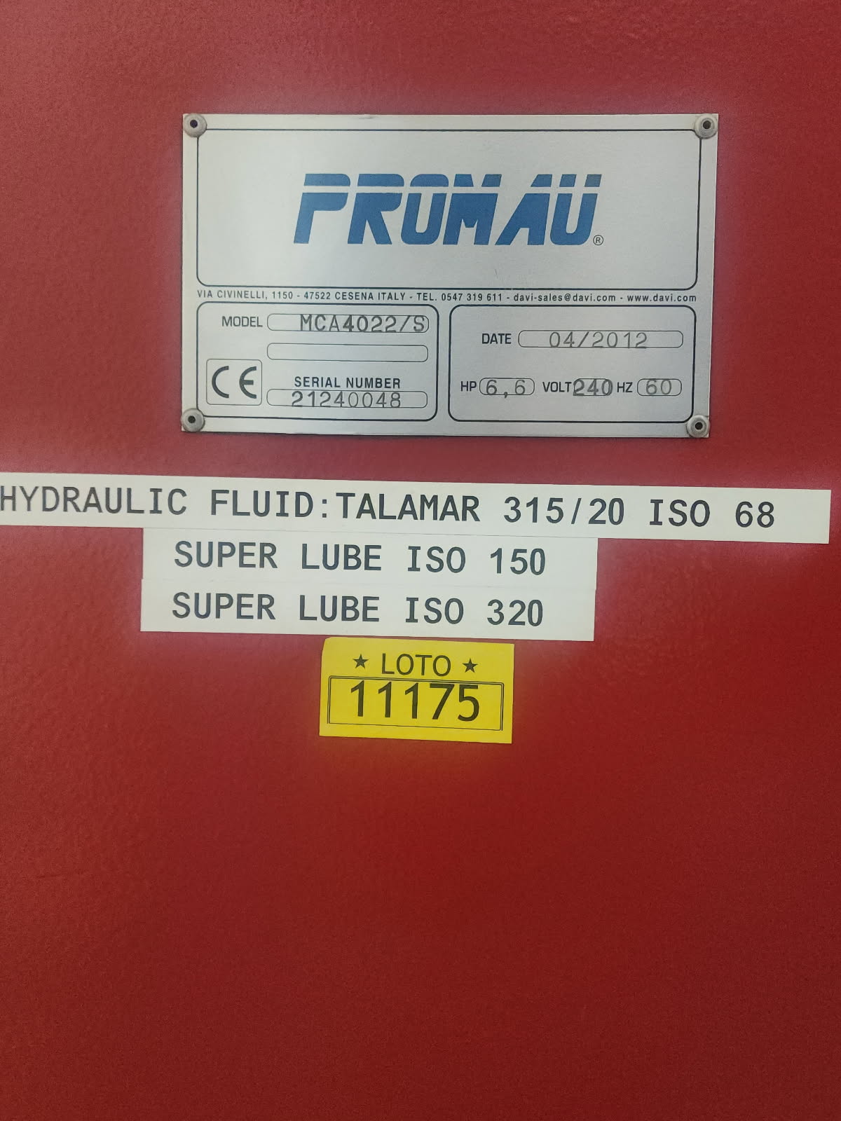 13' x 5/16" Davi #4022/S, 4-roll hydraulic plate roll, pedestal control, Davi I-roll NC, safety cable, 2012 - Image 4