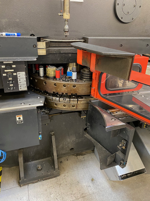 33 Ton, Amada #Vipros-345, CNC turret punch, 58 station, 2 automatic index, 40" x50" sheet, 30 RPM turret - Image 8