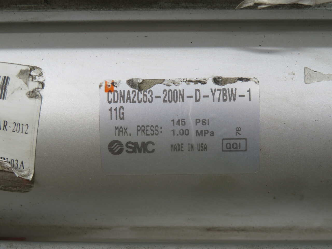 SMC #CNA2-63D-UA, Pneumatic Cylinder - Image 10