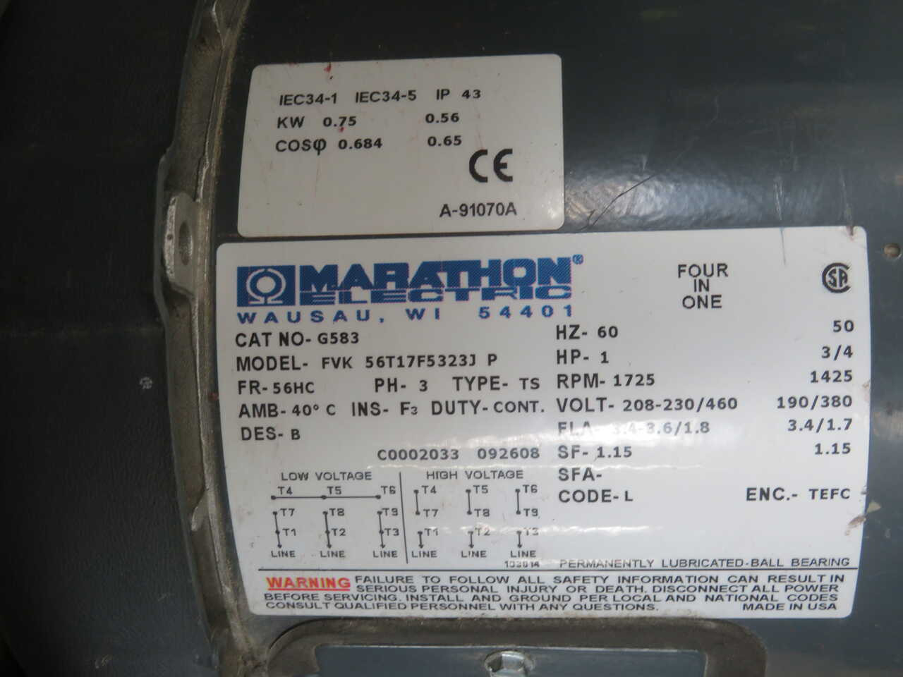Edwards #E2M30, Rotary Vane Pump - Image 7