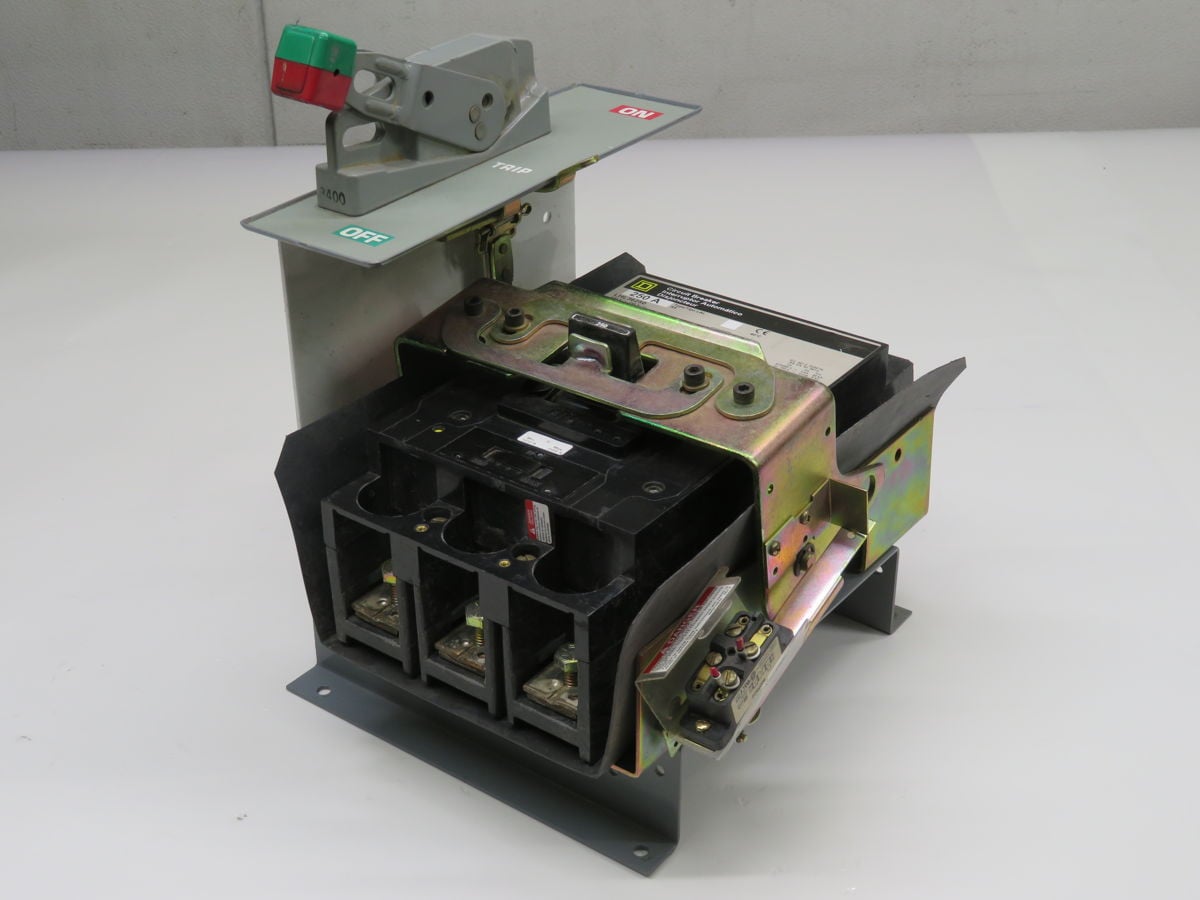 250 Amp, Square D #LHL36250, Circuit Breaker, 3 Pole, 600V AC 25KA IC, 250V DC 50KA IC - Image 1