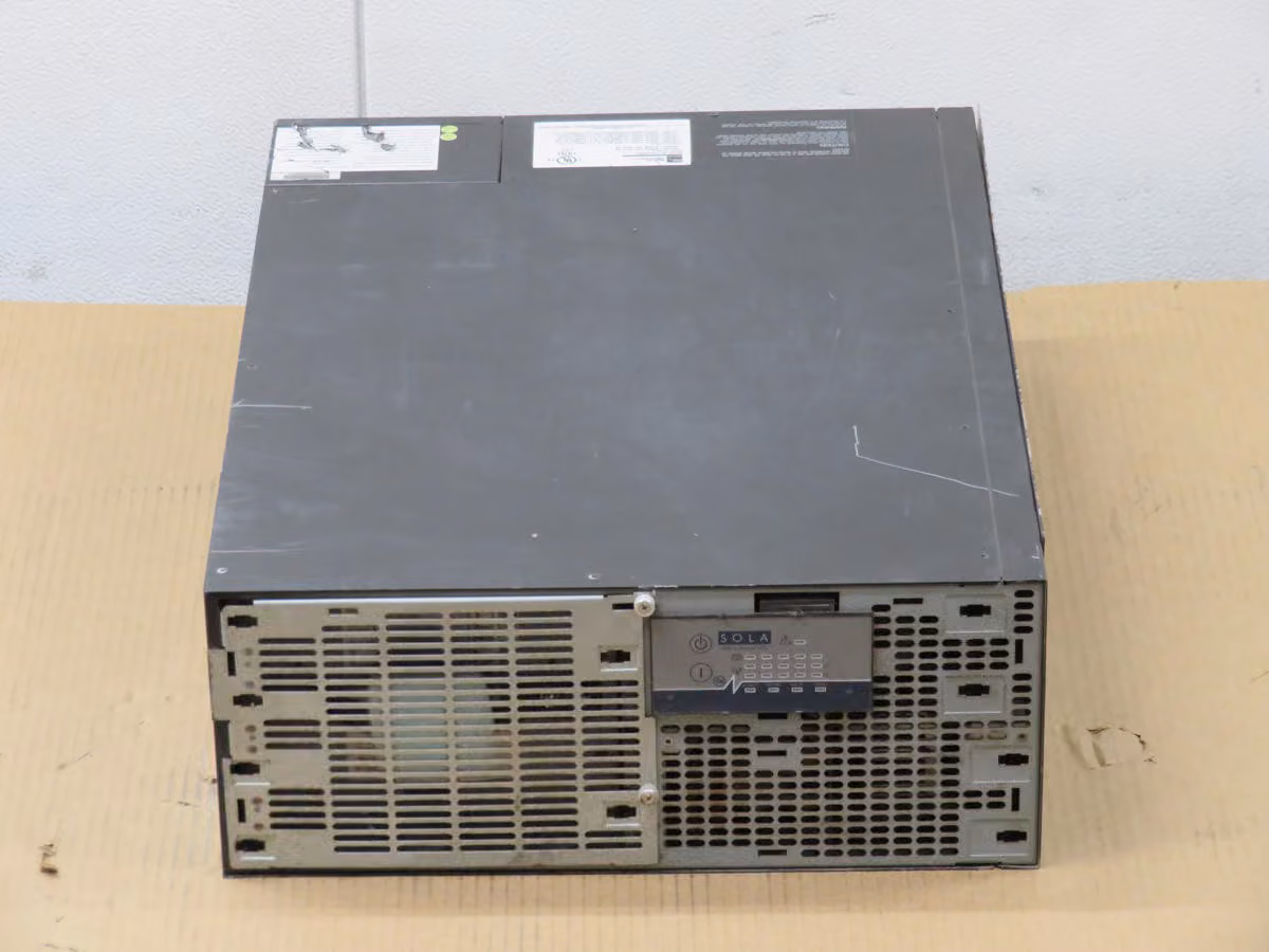 6.0 KVA Sola #S4K4U6000, uninterruptible power supplies, 120-208 VAC, 6 Output Receptacles, 5 Min. Runtime - Image 3
