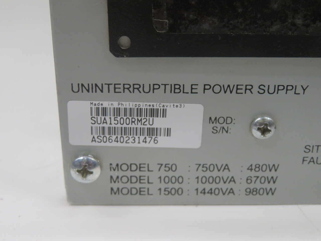 APC #SUA1500RM2U, Uninterruptible Power Supply - Image 6