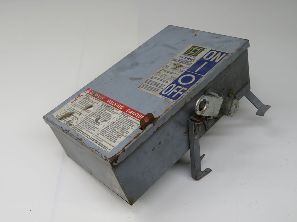 30 Amp, Square D #PQ3603G, Fusible Plug-In Unit - Image 1