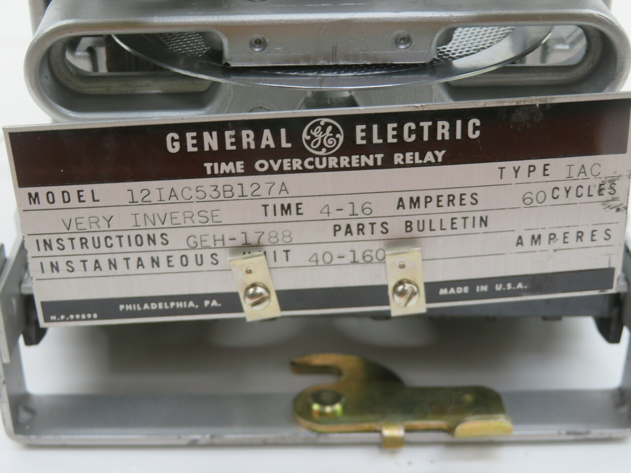 General Electric #12IAC53B127A, Time Overcurrent Relay (2 available) - Image 5