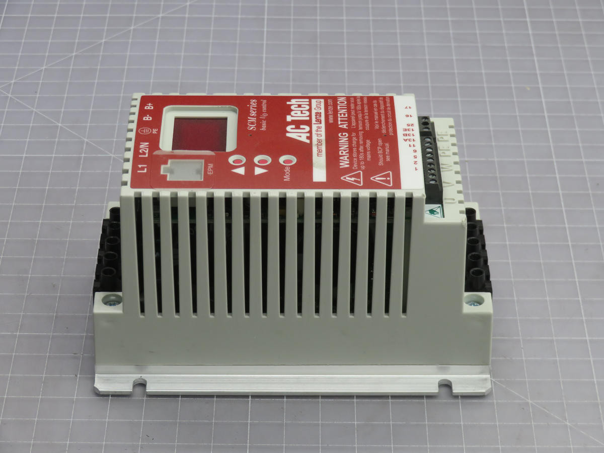 0.3 HP Lenze #SM004S, VFD, 100-120V AC Input, 0-230V AC Output, 0.25 KW, 1.4 A, IP20 - Image 2