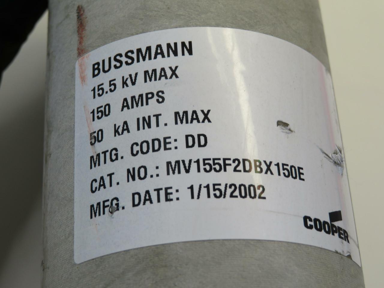 Bussmann #MV155F2DBX150E, Code DD Fuse, 15.5 KV, 150 A - Image 4