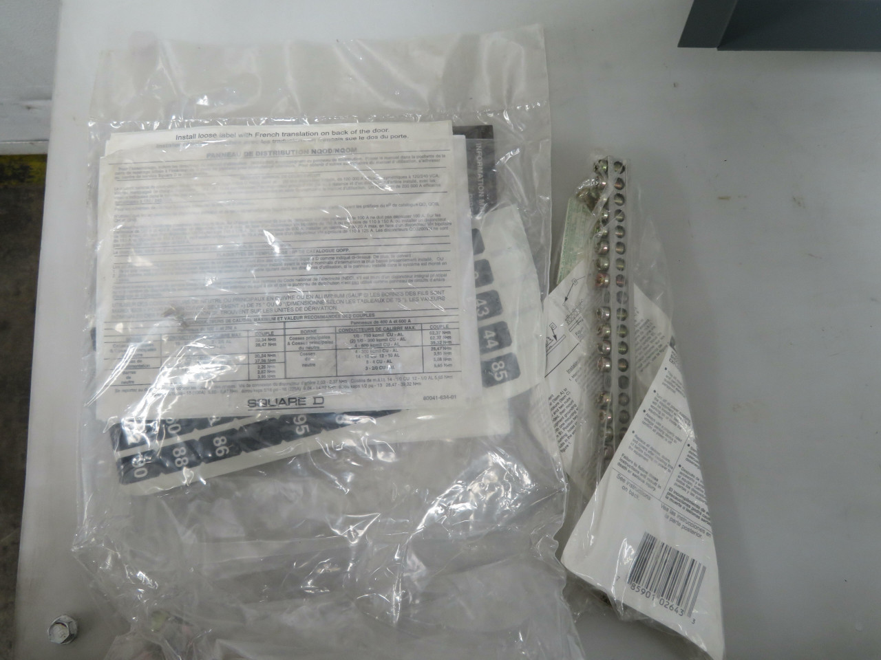 200 Amp, Square D 12199210030280001, Series E2 Panelboard, 240D/120 VAC, 3 phase, 4 Wire - Image 7