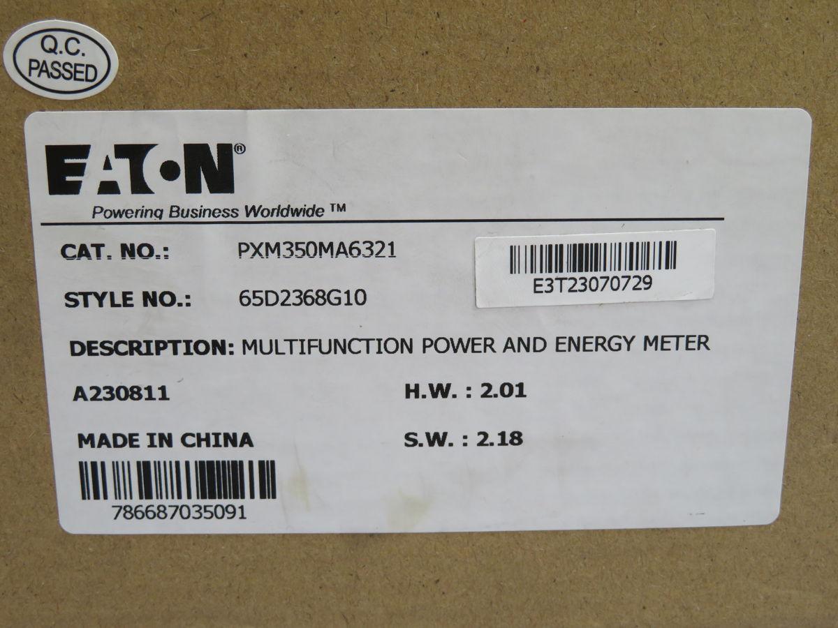 Eaton #PXM350MA6321, Power Xpert Branch Circuit Monitor Meter Base - Image 1