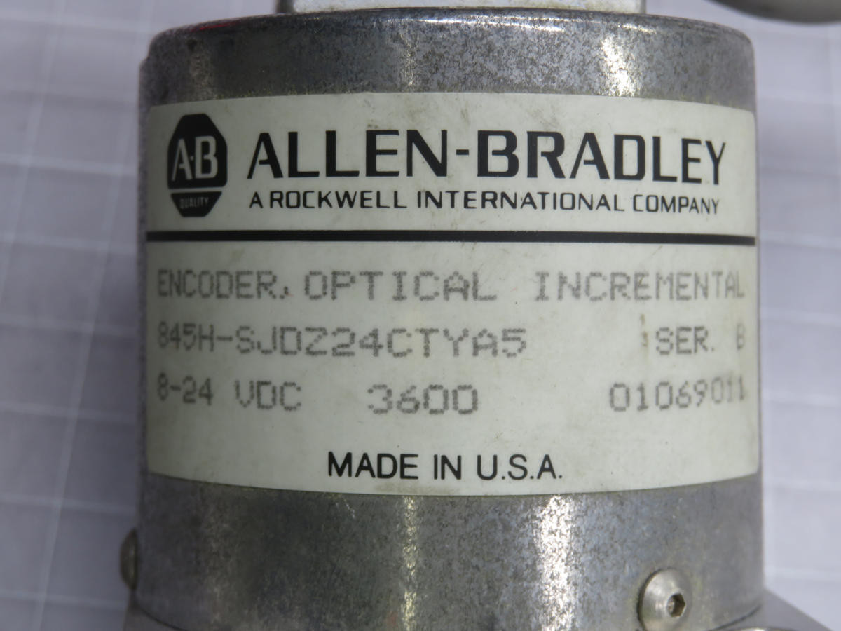 Allen-Bradley #845H-SJDZ24CTYA5, Incremental Encoder - Image 3