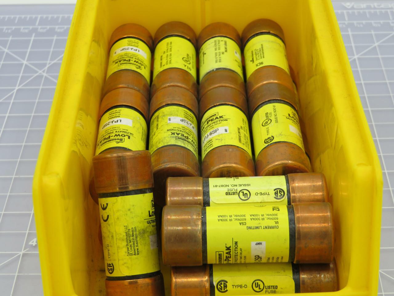 Bussmann #LPJ-2SP, Low-Peak Class J Fuse, 2 Amp, 600 VAC, 300 VDC, LOT of 21 - Image 4