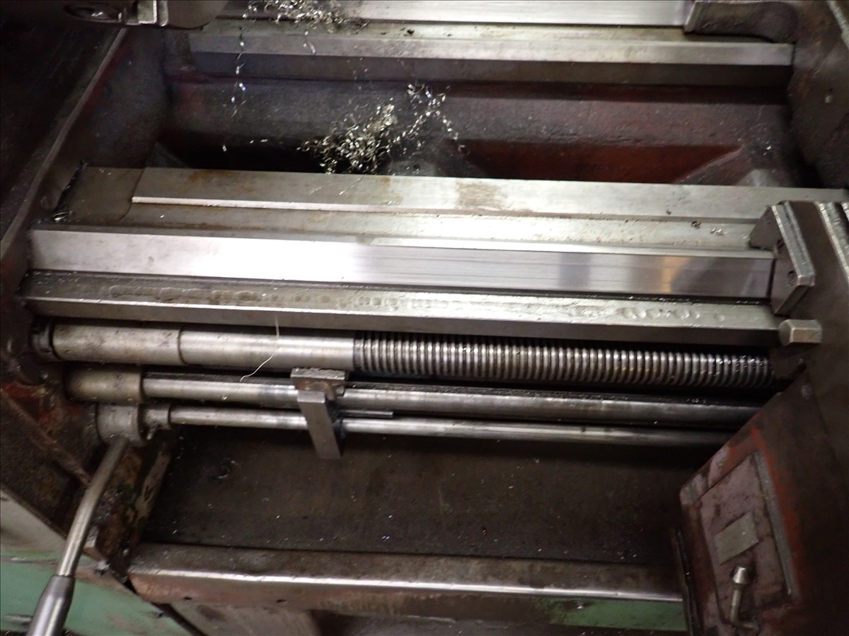 24" x 104" FAT #PONAR-WROCLAW-TUR-63, Engine Lathe, 16" 4-jaw chuck, (2) steady rests, tool post, tailstock - Image 6