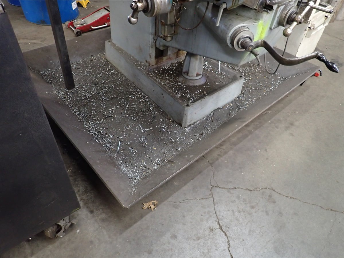 Lagun #FTV-1S, Manual Vertical Knee-Type Mill, 10" x 44" table, 3 HP, pneumatic drawbar, Huot tool holder - Image 6