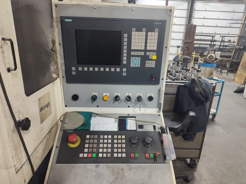 Huron #NX40, double column bridge machining center, 87.4" X Travel, 63" Y Travel, 39" Z, 87" x 50" table - Image 2