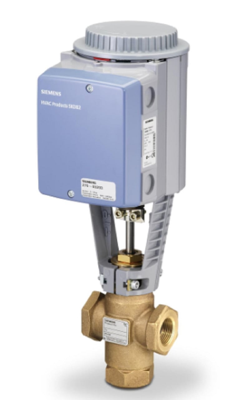 Siemens #275-03152, 3-Way 2" Flowrite Valve, Cv 40, Stainless Steel Trim, F x F, NEW - Image 1