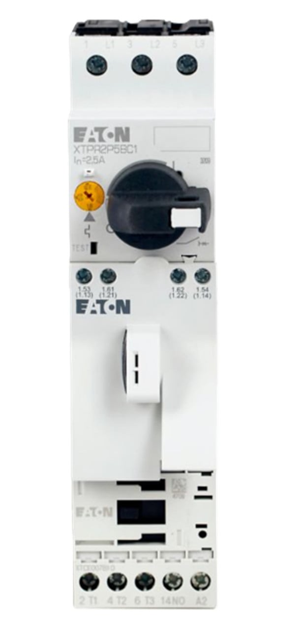 Eaton #XTSC032DCA, IEC FVNR Manual Motor Controller, 1.6A, NEW - Image 1