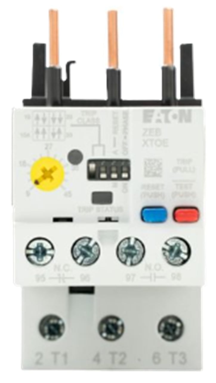 Eaton #XTOE045DGS, XT IEC Electronic Overload Relay, 9-45A, NO-NC, NEW - Image 1