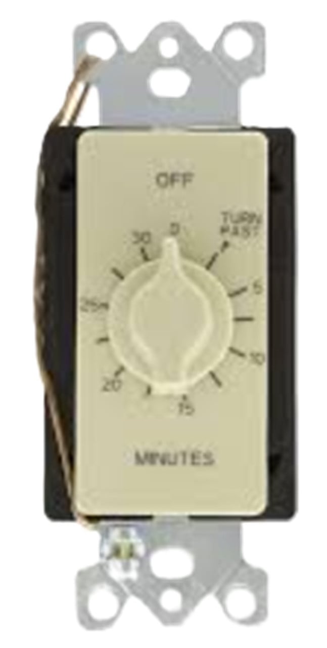 Tork #A530M, In-Wall Twist Timer, 30 Minute, Ivory Faceplate, NEW - Image 1