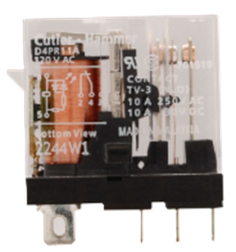 Eaton #D4PR11A, General Purpose Relay, 120 Volts Coil, SPDT, NEW - Image 1