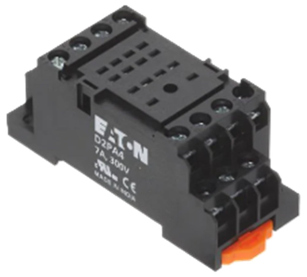 Eaton #D2PA4, General Purpose Relay Socket, For D2PR5 DPDT, 1 Unit, NEW - Image 1