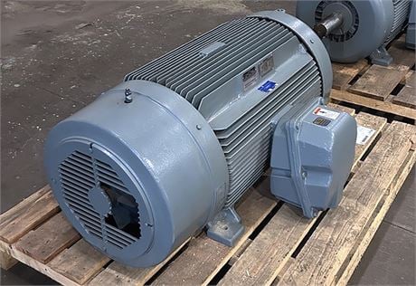 250 HP 1785 RPM Frame 449T, 575 Volts, explosion proof AC motor, 226 Amps, 3 phase, 60 Hz., Class F, Design - Image 1