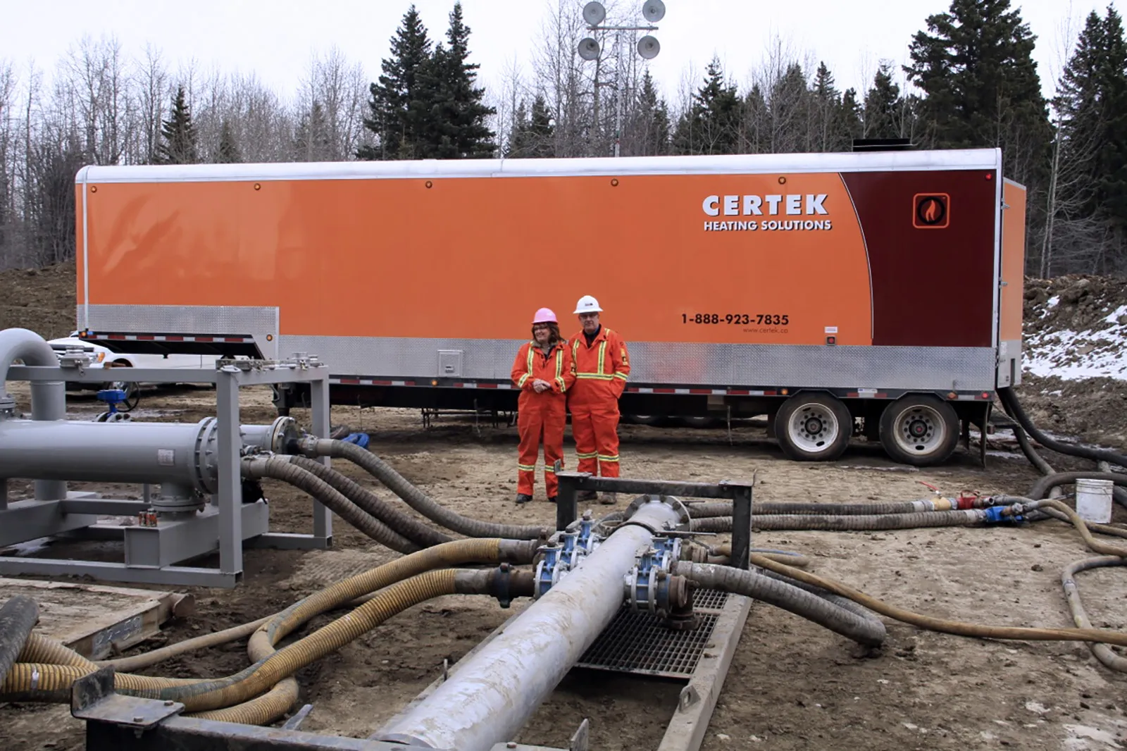 Certek #Magnum-Exchanger, hydronic heater, 12000000 BTU/hr, Buderus boiler, Riello R38 burner, 7 KW Cummins - Image 2