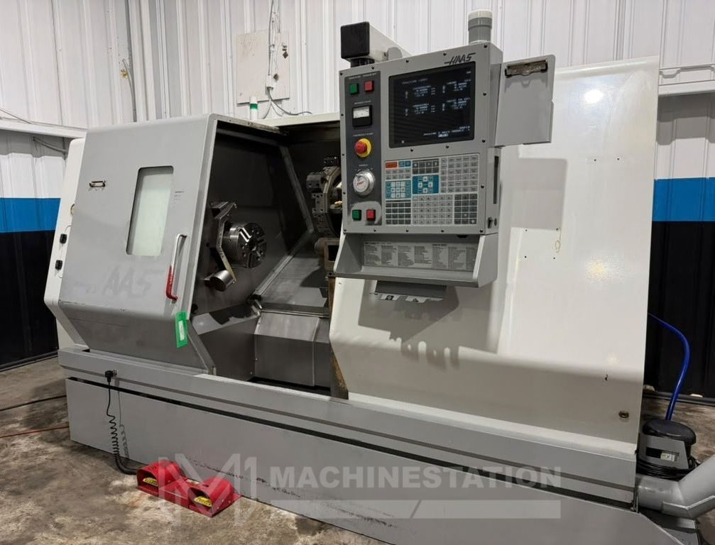 Haas #SL-30T, CNC turning center, 21" swing, 34" turning length, 3" bar, 3400 RPM, 30 HP, 12 station, 10" - Image 1