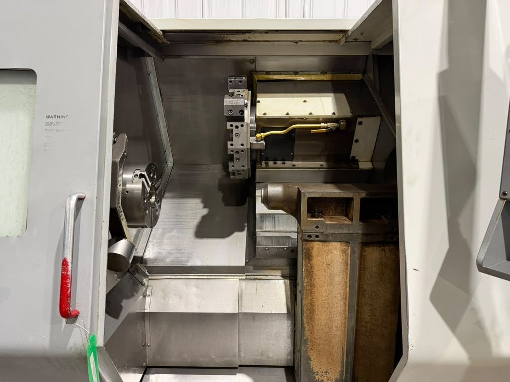 Haas #SL-30T, CNC turning center, 21" swing, 34" turning length, 3" bar, 3400 RPM, 30 HP, 12 station, 10" - Image 6