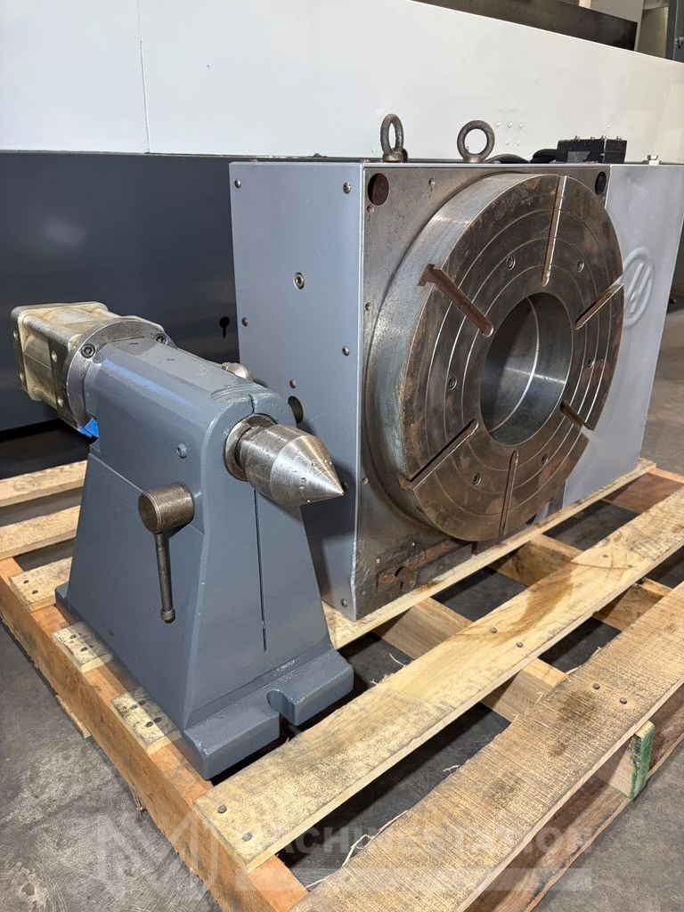 17.7" Haas #HRT-450, 4-Axis CNC rotary table, 11.5" center height, 850 lb. max. load, 1,350 ft-lb. brake - Image 2