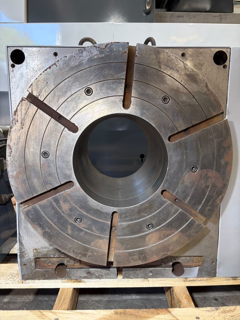 17.7" Haas #HRT-450, 4-Axis CNC rotary table, 11.5" center height, 850 lb. max. load, 1,350 ft-lb. brake - Image 5